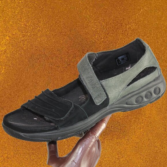 Therafit Lola Black Grey Plantar Fasciitis Friendly Sandal, Size 39 (8.5 - 9) - Picture 3 of 12